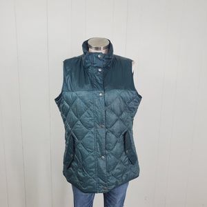 Columbia Women's Sparkle Teal Rio Dulce Insulated Water Resistant Puffer Vest L